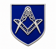Freemasons Masonic Square & Compass Enamel Lapel Pin Badge – 17mm x 14mm