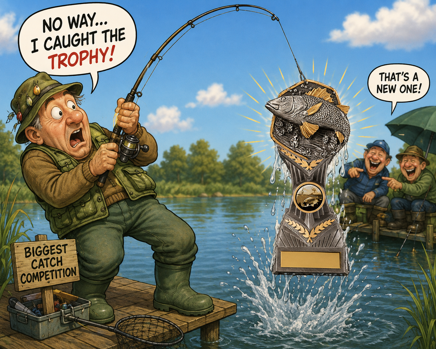 Personalised Emperor Crystal Fishing Trophy Award 155mm – Crystal with Free Engraving