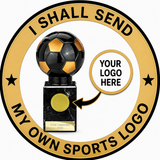 Falcon American Football Trophy with 25mm Centre – Silver & Gold Award 210mm