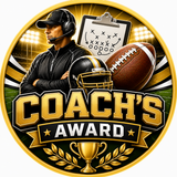 Falcon American Football Trophy with 25mm Centre – Silver & Gold Award 210mm