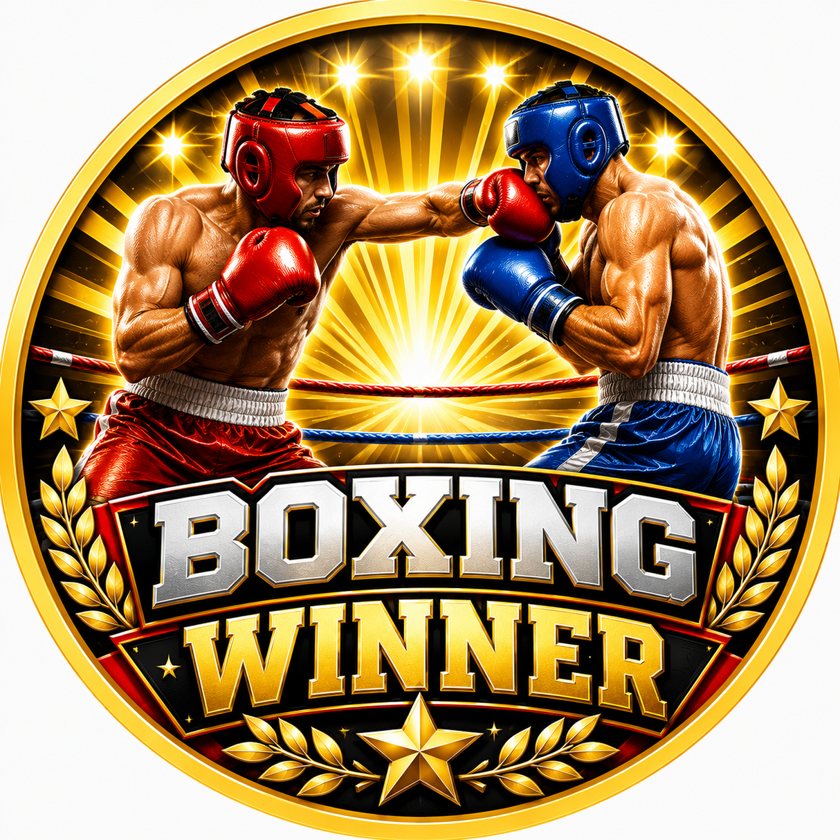 Apex Resin Boxing Trophy with 25mm Centre & Free Engraving 155mm