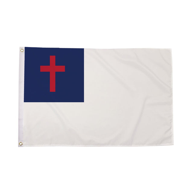 Flagmania Christian 3ft x 2ft Polyester Flag on white background