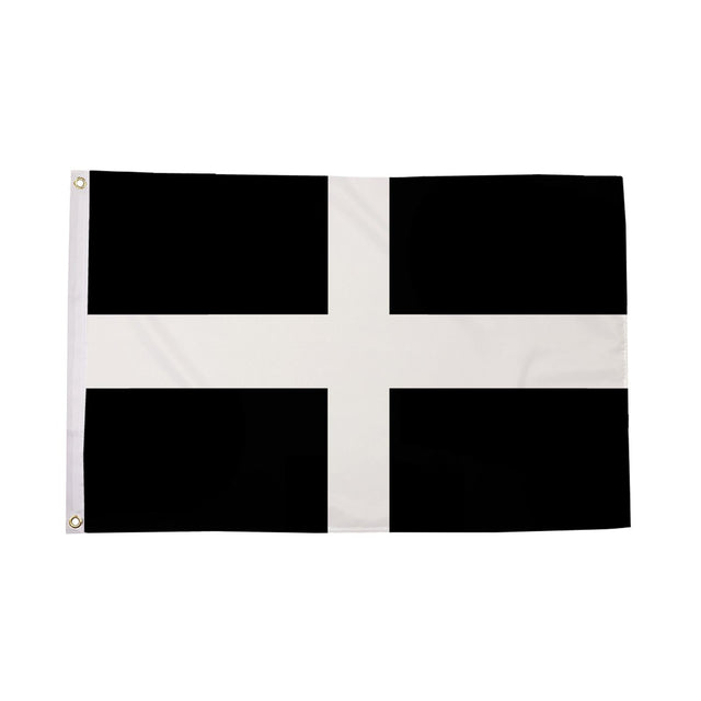 Flagmania Cornwall 3ft x 2ft Polyester Flag on white background
