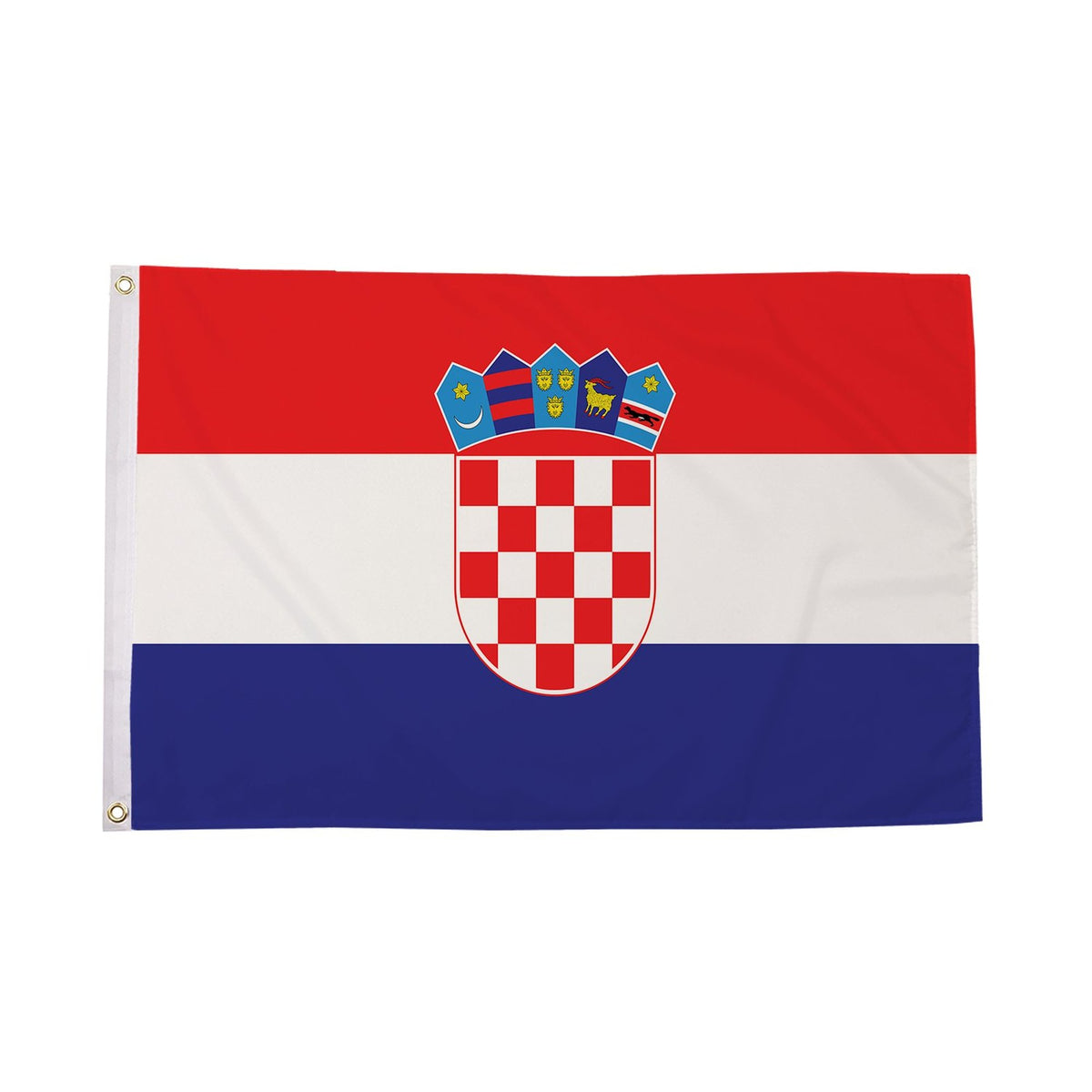 Flagmania Croatia 5ft x 3ft Polyester Flag