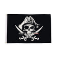 Flagmania Crossed Sabres 3ft x 2ft Polyester Flag on white background