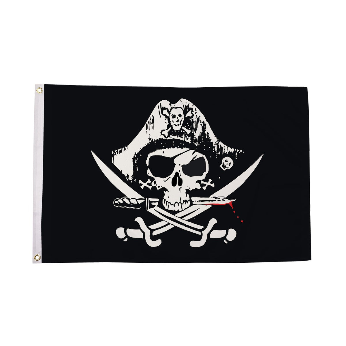 Flagmania Crossed Sabres 3ft x 2ft Polyester Flag on white background