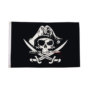 Flagmania Crossed Sabres 3ft x 2ft Polyester Flag on white background