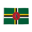 Flagmania Dominica 3ft x 2ft Polyester Flag on white background