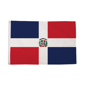 Flagmania Dominican Republic 5ft x 3ft Polyester Flag