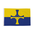 Flagmania Durham (County) New 3ft x 2ft Polyester Flag on white background