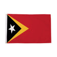 Flagmania East Timor 3ft x 2ft Polyester Flag on white background