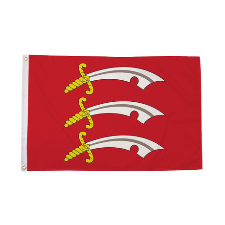 Flagmania Essex 3ft x 2ft Polyester Flag on white background
