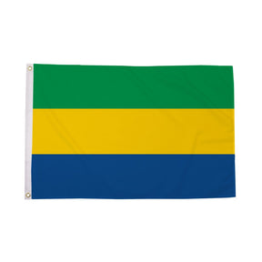 Flagmania Gabon 8ft x 5ft polyester flag