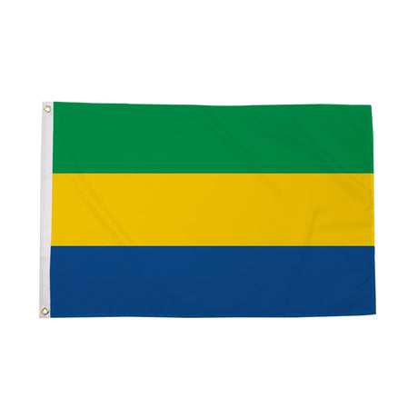 Flagmania Gabon 8ft x 5ft polyester flag