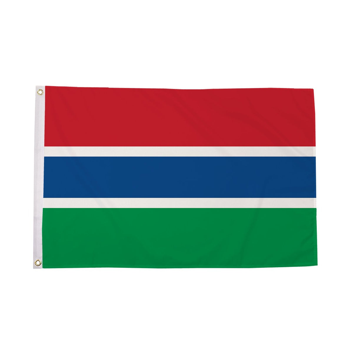 Flagmania Gambia 8ft x 5ft polyester flag