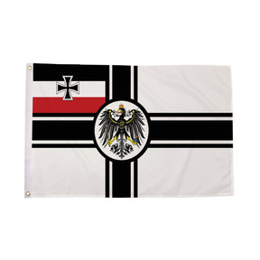 Flagmania German Imperial (WWI with Crest) 8ft x 5ft polyester flag