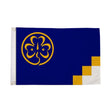 Flagmania Girl Guides 3ft x 2ft Polyester Flag on white background