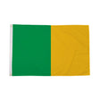 Flagmania Green and Gold Irish County 3ft x 2ft Polyester Flag on white background