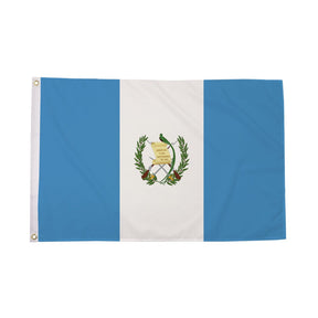 Flagmania Guatemala 3ft x 2ft Polyester Flag on white background