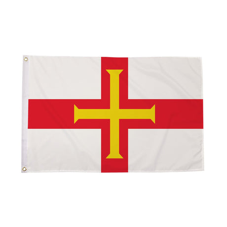 Flagmania Guernsey 3ft x 2ft Polyester Flag on white background