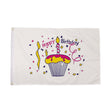 Flagmania Happy Birthday Cake 3ft x 2ft Polyester Flag on white background