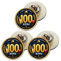 3 x Cricket 100 Runs (BU29) Lapel Pin Badges