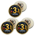 3 x Cricket 3 Catches (BU29) Lapel Pin Badges