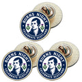 3 x Burns Night D4 (BU29) Lapel Pin Badges