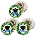 3 x Graduation D1 (BU29) Lapel Pin Badges