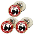 3 x Agatha Christie D2 (BU29) Lapel Pin Badges