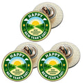 3 x Agatha Christie D1 (BU29) Lapel Pin Badges