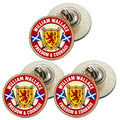 3 x William Wallace Scotland D3 (BU29) Lapel Pin Badges