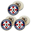 3 x Football It`s Coming Home D4 (BU29) Lapel Pin Badges