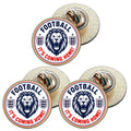 3 x Football It`s Coming Home D2 (BU29) Lapel Pin Badges
