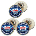 3 x Football It`s Coming Home D1 (BU29) Lapel Pin Badges