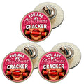 3 x You Are My Christmas Cracker D5 (BU29) Lapel Pin Badges