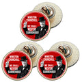3 x Winston Churchill D1 (BU29) Lapel Pin Badges