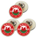 3 x Wales (BU29) Lapel Pin Badges
