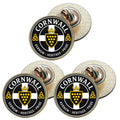 3 x Cornwall (BU29) Lapel Pin Badges