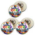 3 x Hull Pride LGBTQ+ (BU30) Lapel Pin Badges