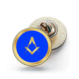Masons Crest – 26mm Economy Masonic Badge with Butterfly Clutch (M10)