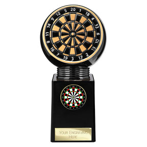 Personalised Black Viper Legend Darts Award 165mm – Gold & Black with Free Engraving