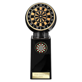 Personalised Black Viper Legend Darts Award 190mm – Gold & Black with Free Engraving