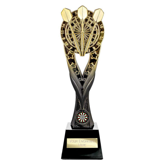 Personalised Large Extreme Darts 290mm – Gold and Black with Free Engraving