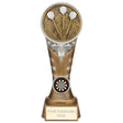 Personalised Ikon Tower Darts Award 200mm – Gold and Silver with Free Engraving