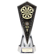 Personalised Inferno Darts Award 270mm – Black and Silver with Free Engraving