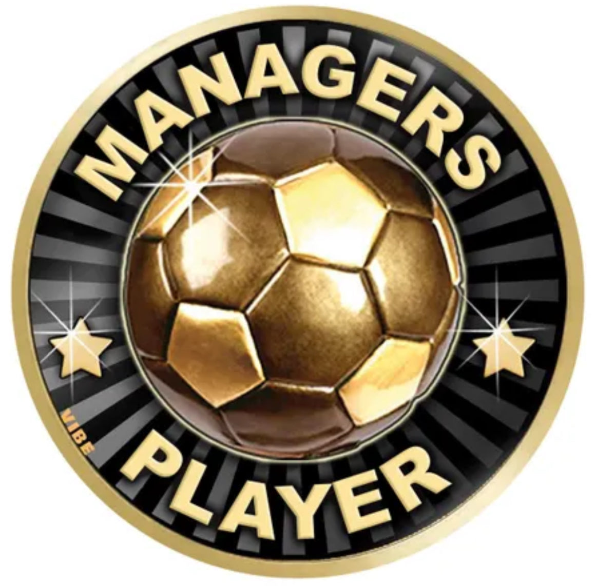 Attack Strike Football Trophy | Black Resin Award | Free Engraving 160mm
