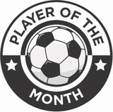 Attack Strike Football Trophy | Black Resin Award | Free Engraving 160mm