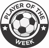 Attack Strike Football Trophy | Black Resin Award | Free Engraving 160mm