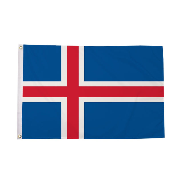 Flagmania Iceland 8ft x 5ft polyester flag